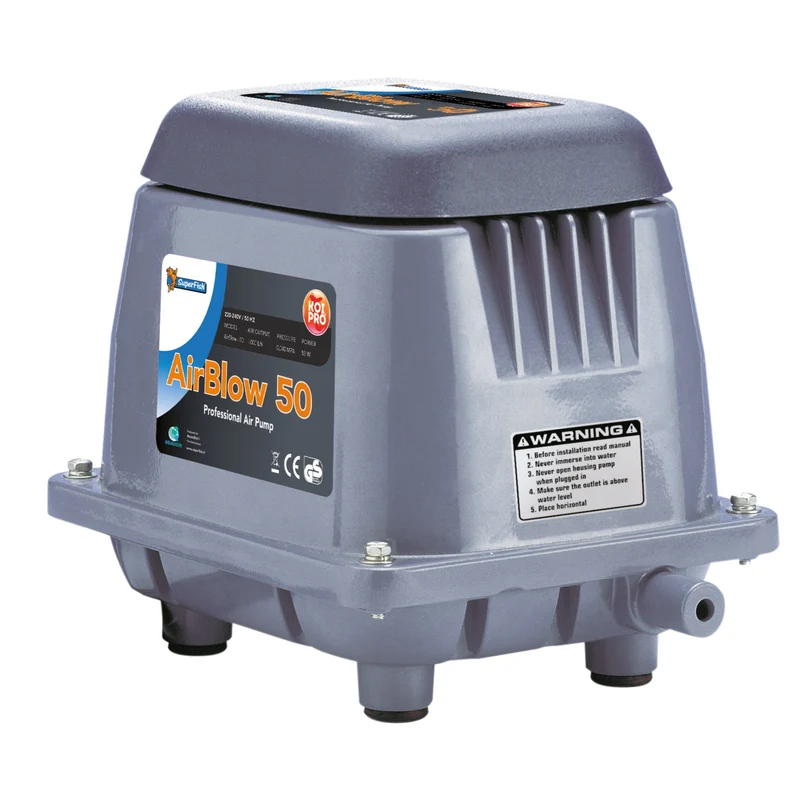 Koi Pro Air Blow 50 - membraanluchtpomp 50 l/min voor koivijvers tot 15.000 liter