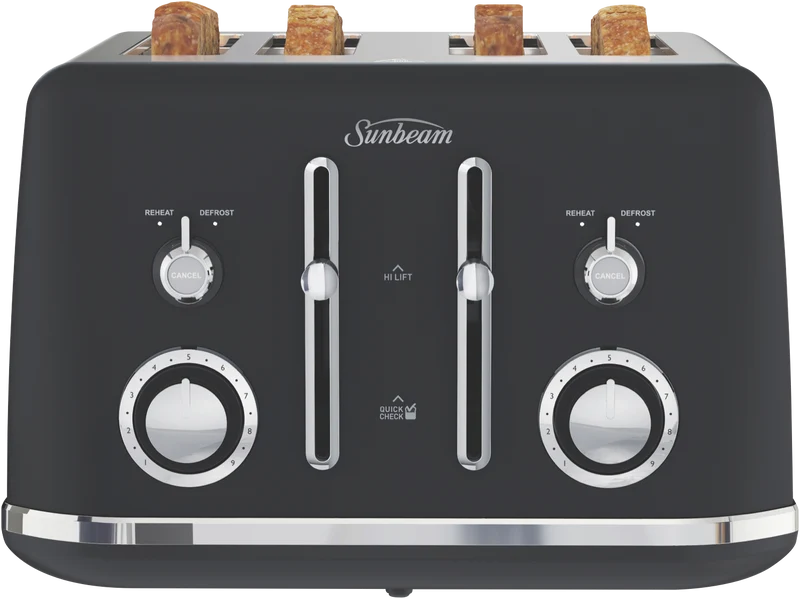 Sunbeam Alinea 4 Slice Toaster Black
