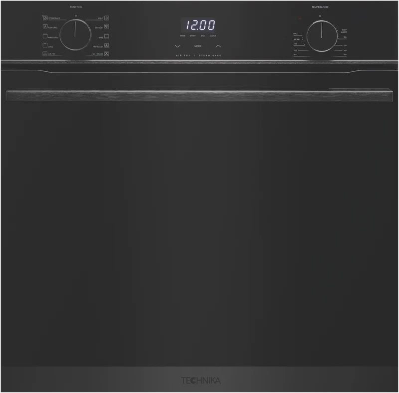Technika 60cm 10 Function Electric Oven with Steam Bake and Air Fry