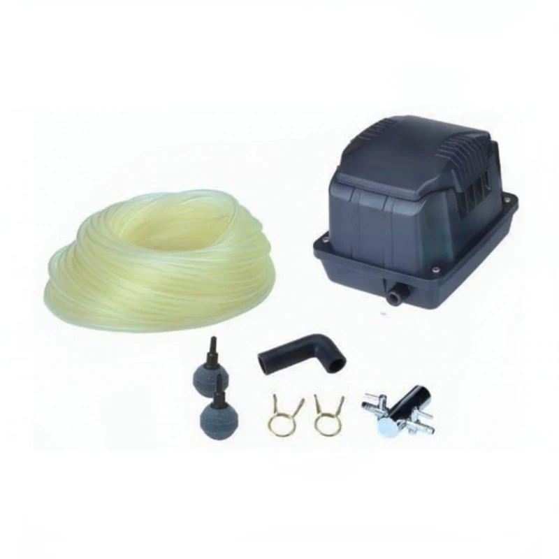 AquaKing AK²-30 luchtpomp set - 1800 l/u vijverbeluchting met slang en luchtstenen
