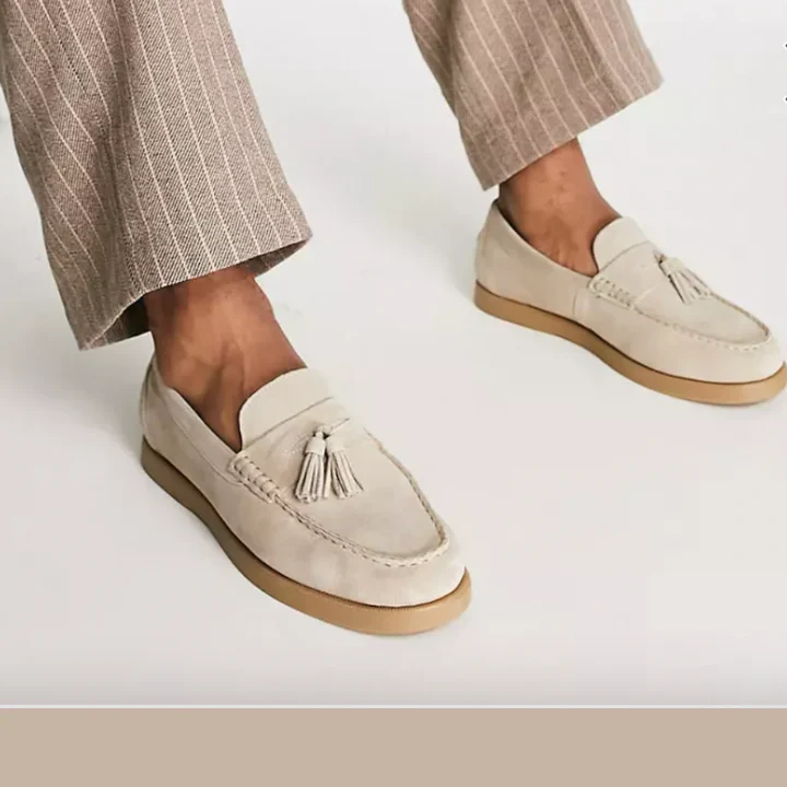 Pietrz – Klassieke Suède Herenschoenen - Loafers mannen