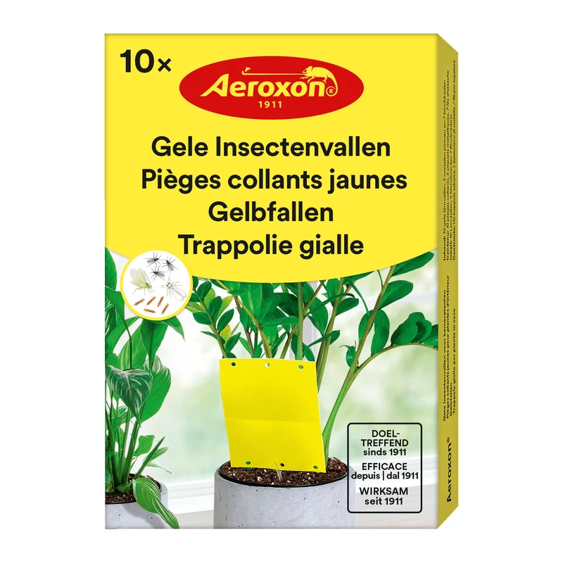 Aeroxon Gele insectenvallen 10 stuks
