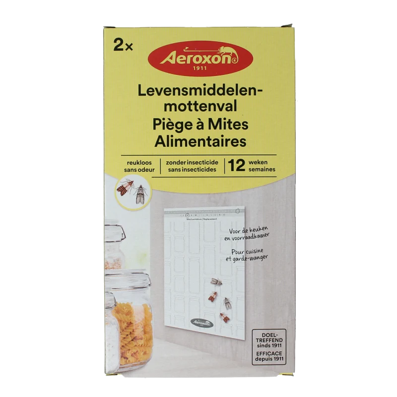 Aeroxon Levensmiddelenmottenval 2 stuks