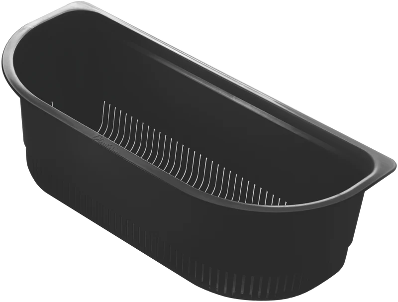 Oliveri AC1820 PETITE D SHAPE COLANDER CHARCOAL