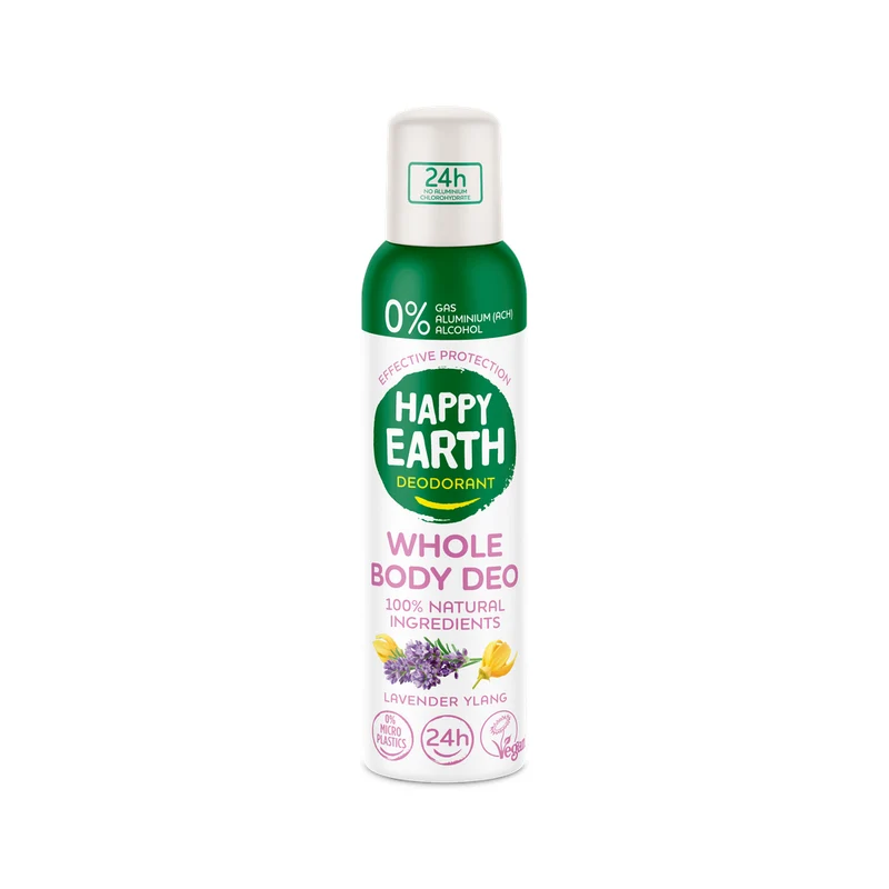 Happy Earth 100% Natural Whole Body Deo Spray Lavender & Ylang