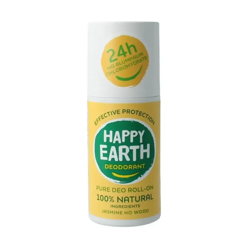Happy Earth Deodorant roll on jasmine ho wood 75 ml