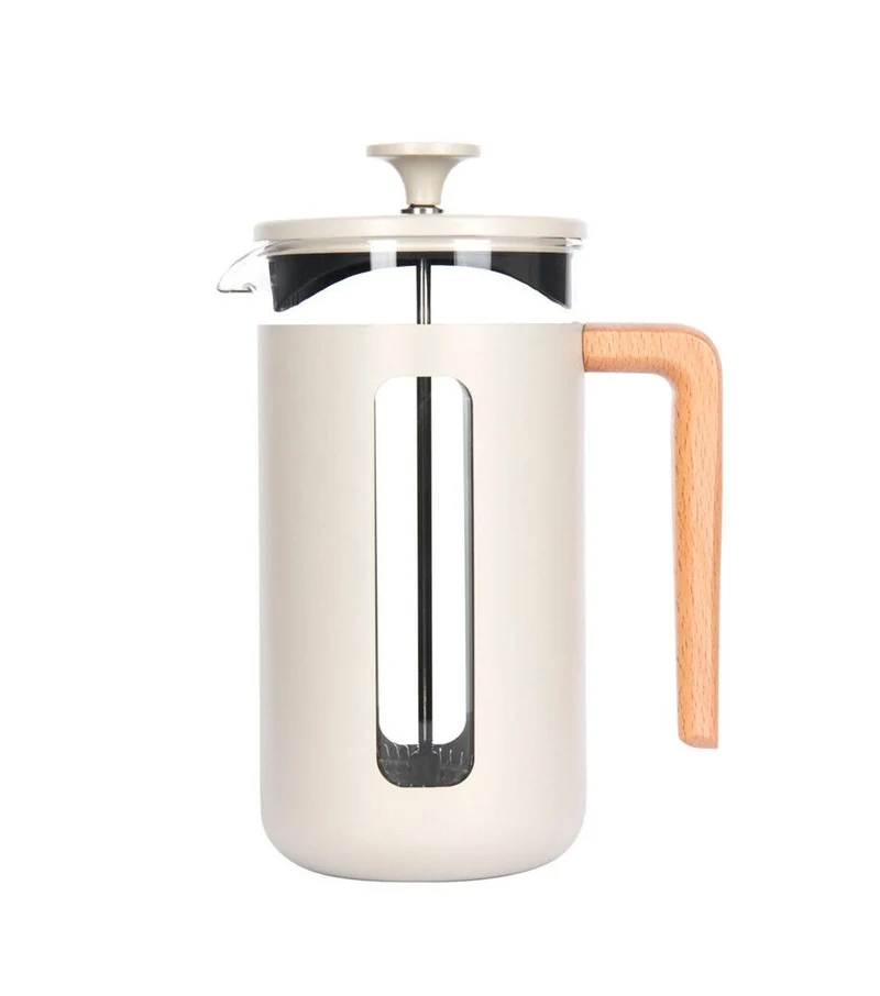 La Cafetiere Pisa 8-Cup 1L Stainless Steel/Glass Coffee French Press (Latte)