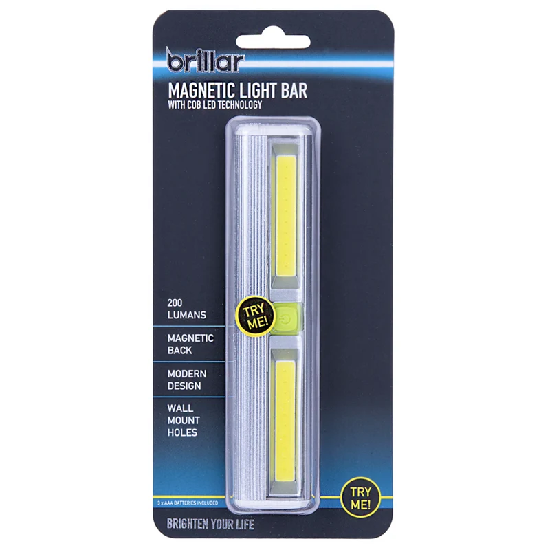 Brillar Magnetic Light Bar Night Strip Battery Operated (included)