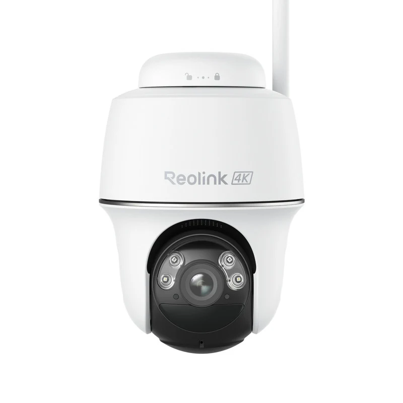 Reolink Argus PT Ultra 4K Pan Tilt Wireless Automatic Tracking Battery Security Camera (White)