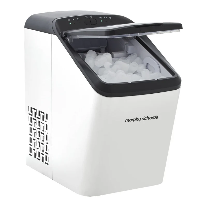 Morphy Richards Compact 15kg Matte Ice Maker Ice Cube Machine White