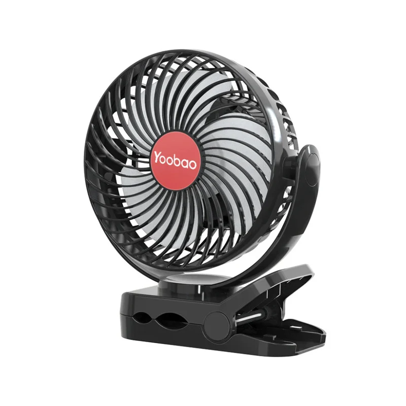 Yoobao F8 Rechargeable Portable Mini Fan with Powerbank 8000mAh (Black)