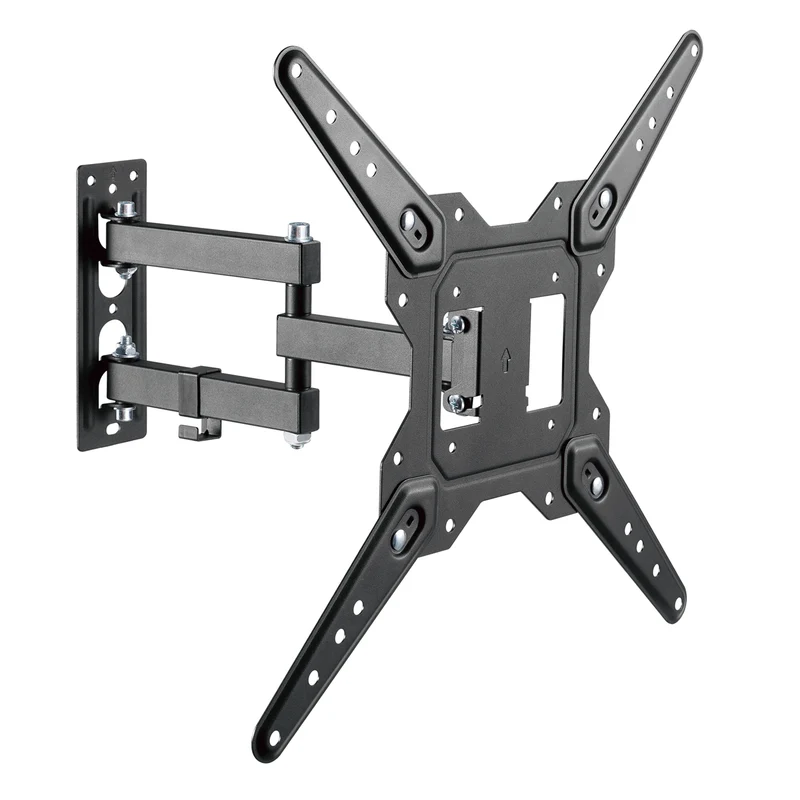Maclean MC-701N Support pour téléviseur ou moniteur, universel, max VESA 400x400, 23-55", 30kg, noir,