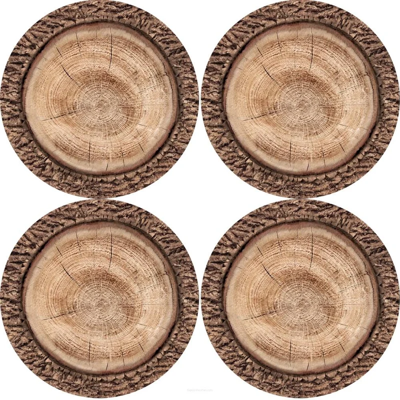 Bertoni set de tapis de table, 4 pièces, rond, 33 cm, Robina