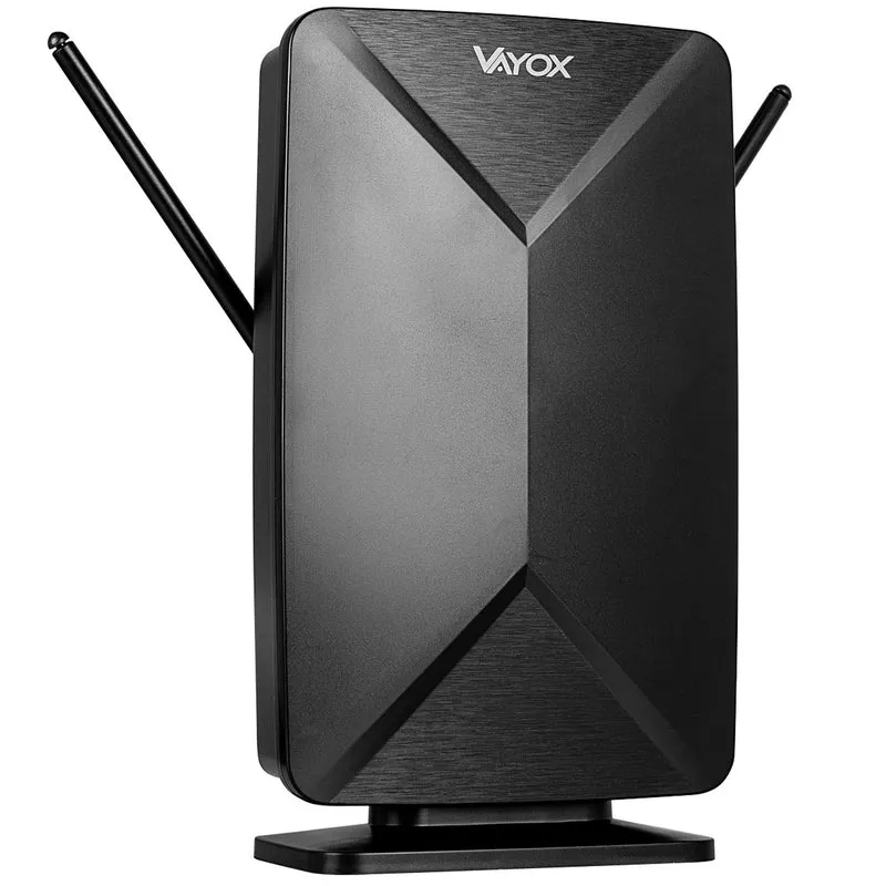 Antenne active, d'intérieur, d'extérieur, DVB-T2, télévision terrestre 4K, Vayox