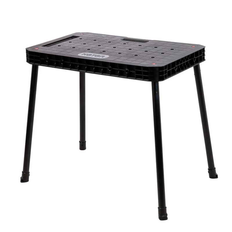Table d'atelier Keter Ultimate, pliable, capacité de charge jusqu'à 453 kg, montage en 30 secondes, grand espace de travail avec trous de 3/4 pouce, portable, 262936