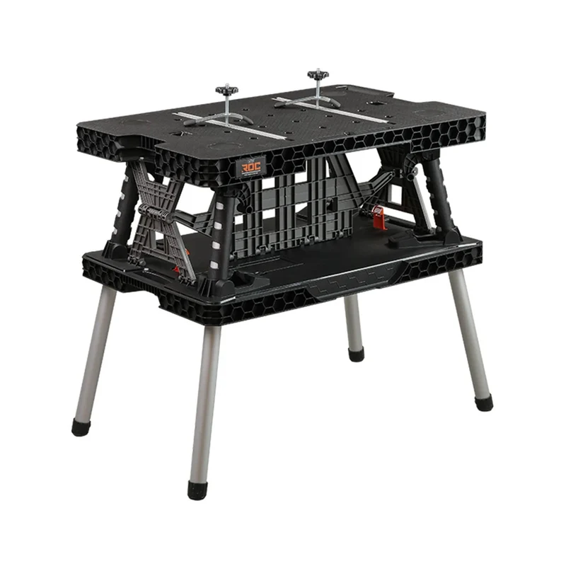 Table d'atelier pliante 2.0 Keter, capacité de charge 453 kg, surface de travail 85 x 56 cm, pieds métalliques stables, 271269
