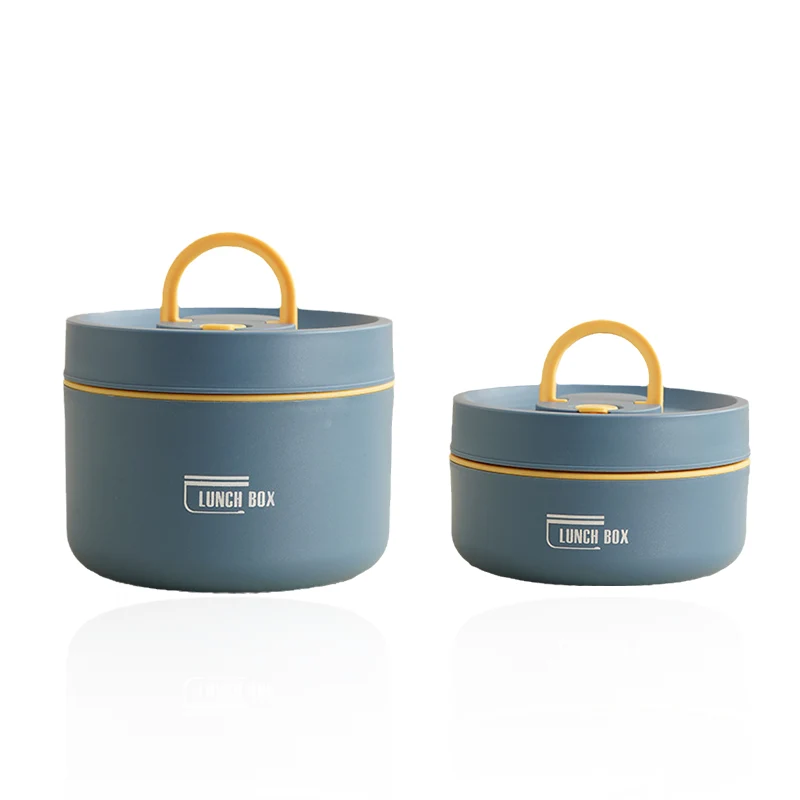 Meerlagige geïsoleerde lunchbox met tas – lekvrij, van roestvrij staal, houdt voedsel urenlang warm of koud, ideaal voor school, werk en onderweg