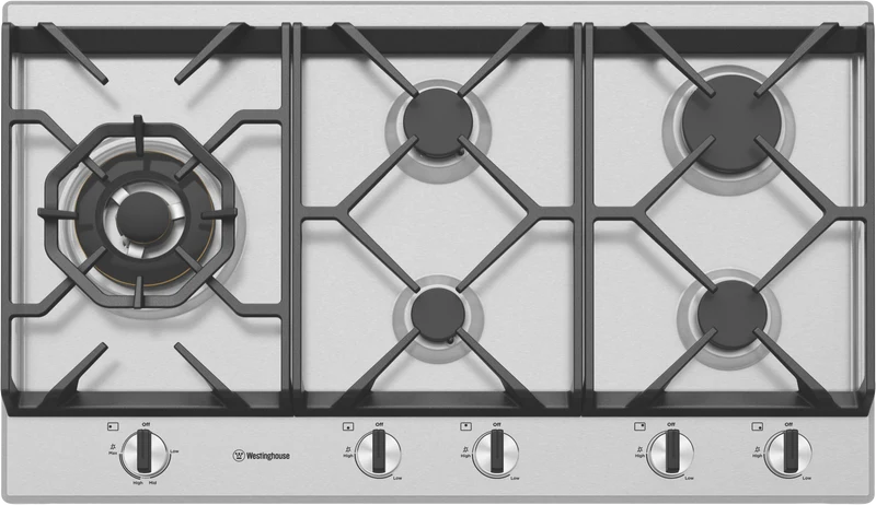 Westinghouse 90cm S/S Gas Cooktop