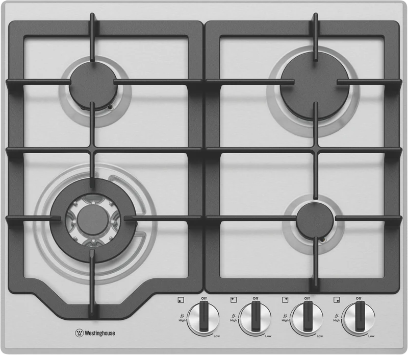 Westinghouse 60cm S/S Gas Cooktop