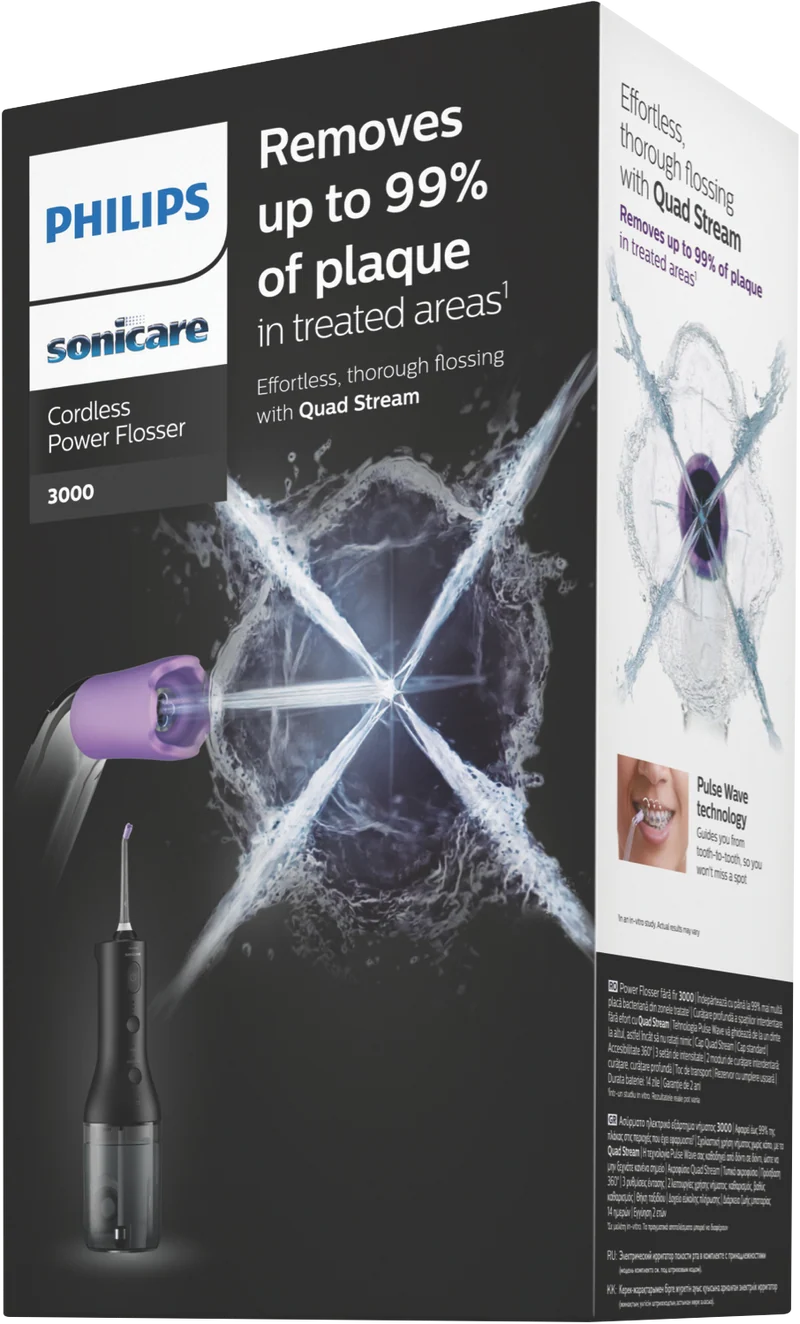 Philips Sonicare Cordless Power Flosser Black