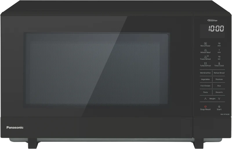 Panasonic 27L 1000W Flatbed Microwave Black