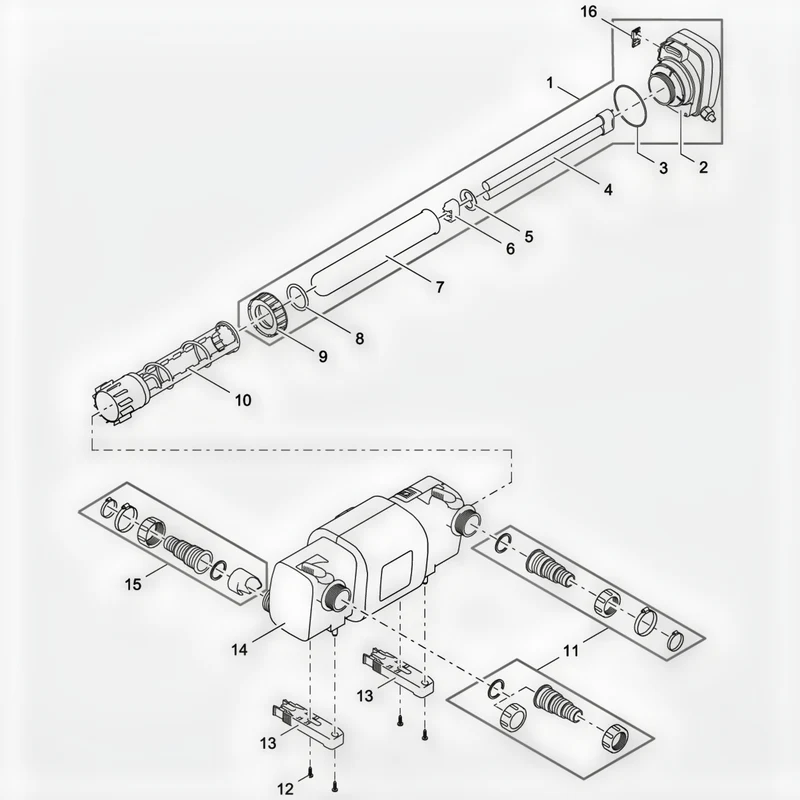 Oase Reinigingsrotor Bitron C 36/55W - Houdt de kwartsbuis van de UVC schoon