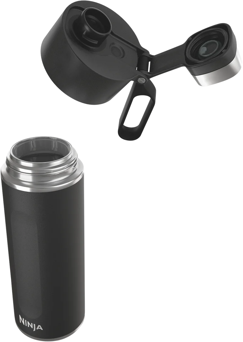 Ninja Thirsti 700ml Travel Bottle Onyx Black