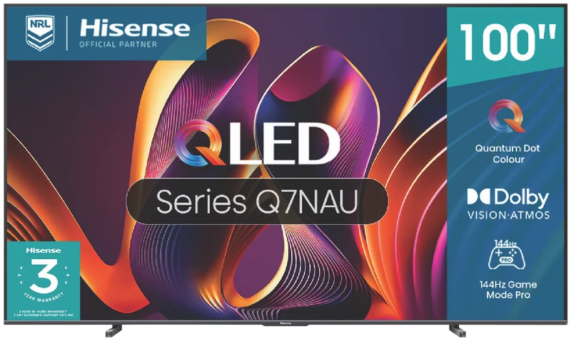 Hisense 100" Q7NAU 4K QLED Smart TV 24