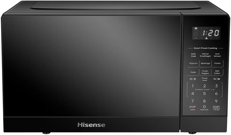 Hisense 20L 800W Compact Microwave Black