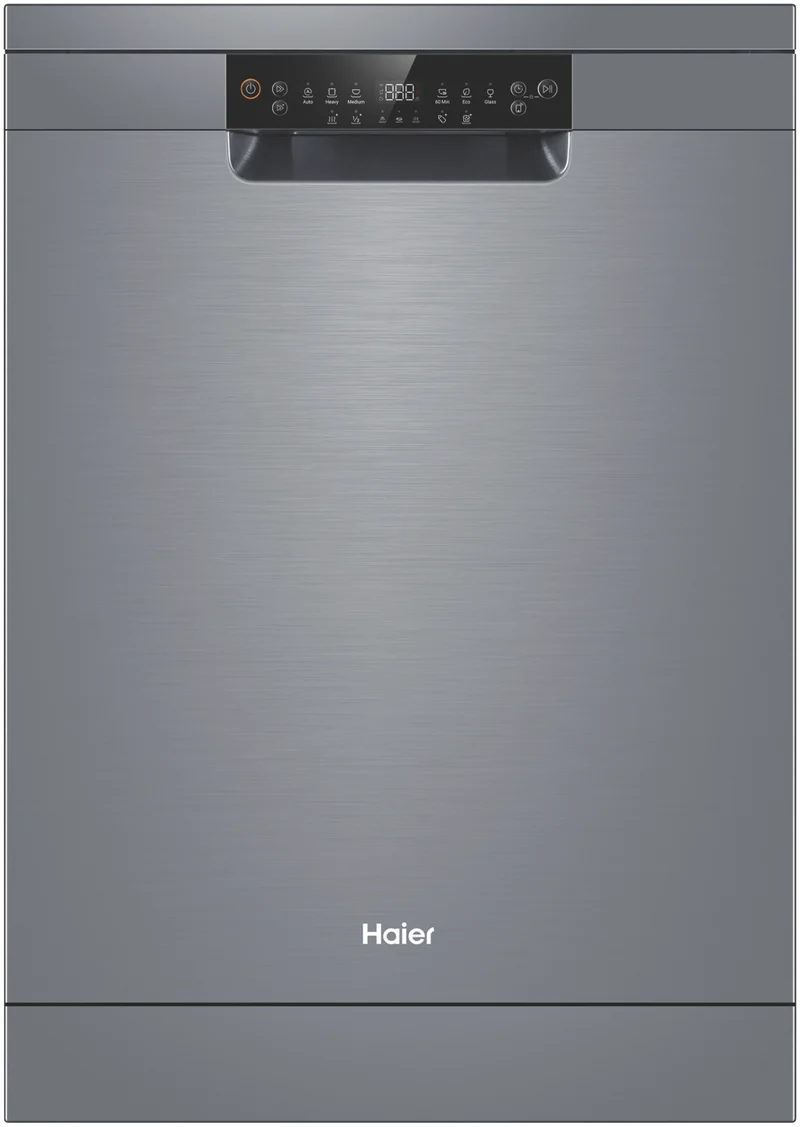 Haier 500 Series Freestanding Dishwasher, Satina