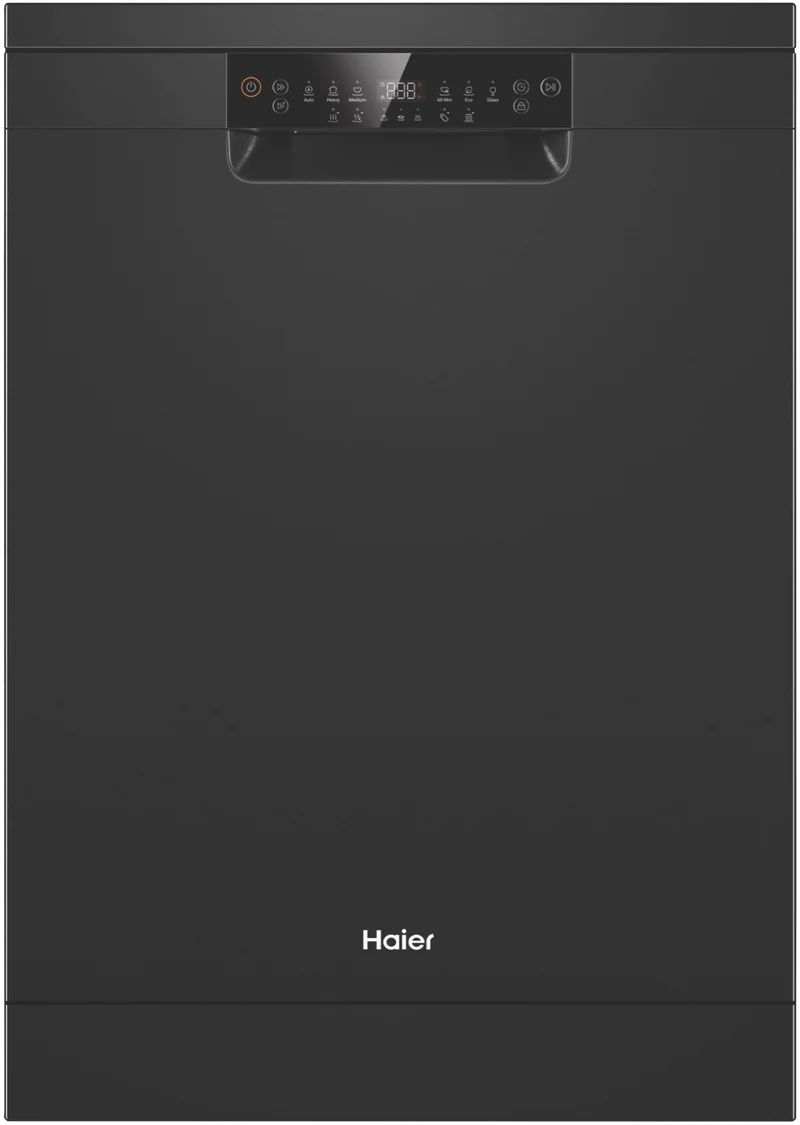 Haier 500 Series Freestanding Dishwasher, Black