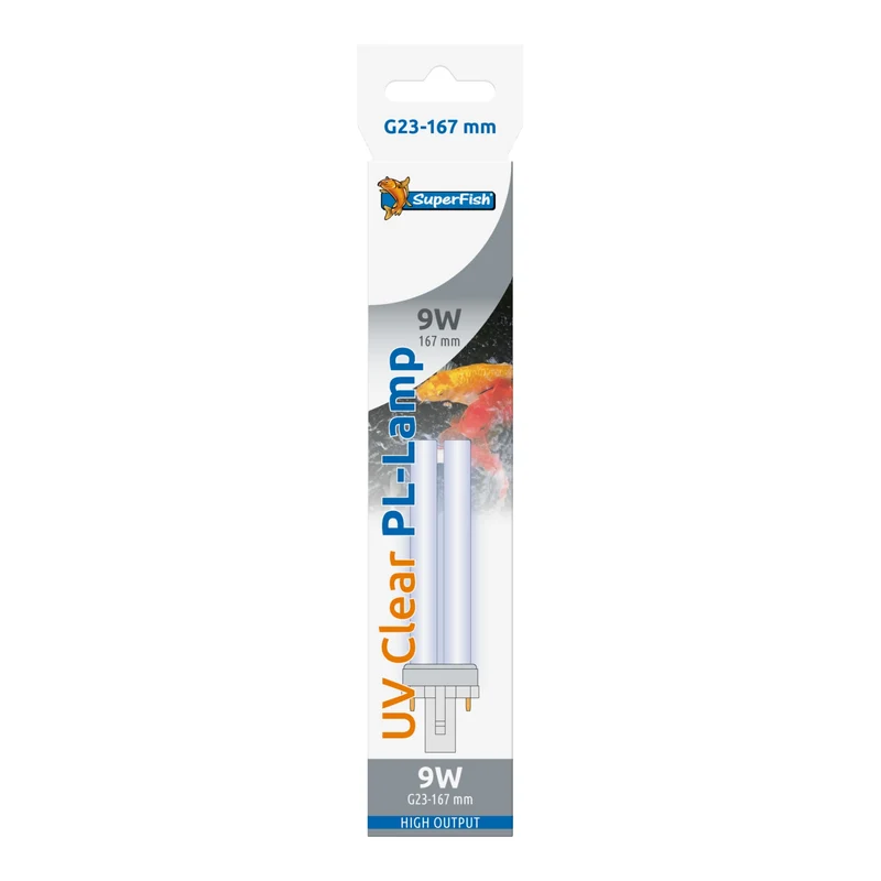 Superfish UV PL Lamp 9W G23 167 mm - vervanglamp voor UV-C vijverfilters
