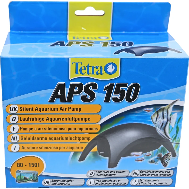 Tetra APS 150 luchtpomp grijs - stille beluchting voor aquariums tot 150 liter