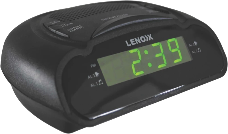 Lenoxx Clock Radio AM/FM