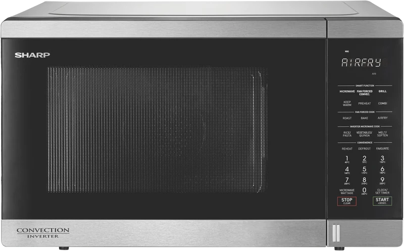 Sharp 32L 1100W Airfry Convection Microwave Stainless Steel