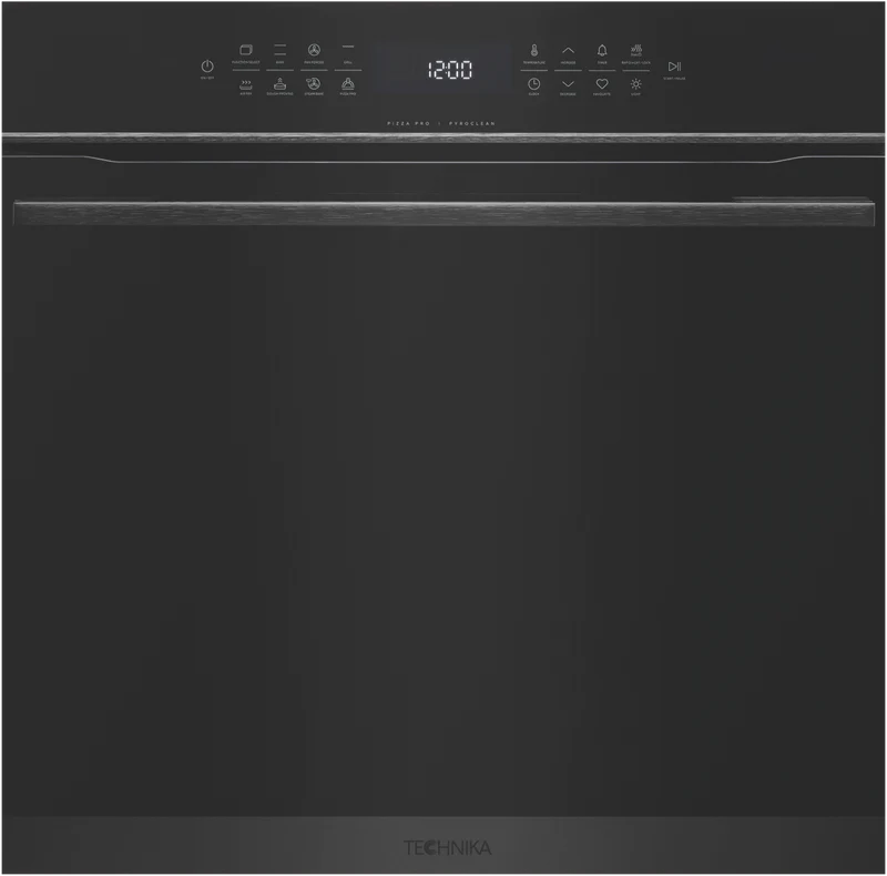 Technika 60cm 17 Function Pyrolytic Oven with Steam Bake, Air Fry & Pizza Pro
