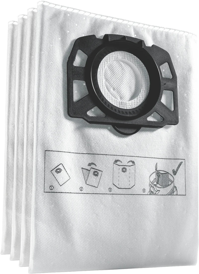 Karcher Fleece Filter Bag WD 2/3 4PC