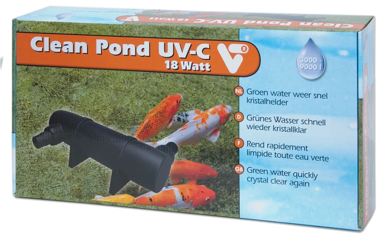 VT Clean Pond UV-C 18 Watt - UV-C filter voor vijvers tot 9.000 liter