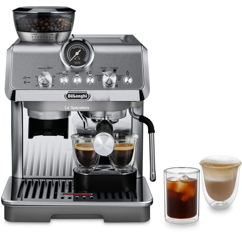 De'Longhi EC9255M2 La Specialista Arte Evo with Cold Brew Coffee Machine (Stainless Steel)