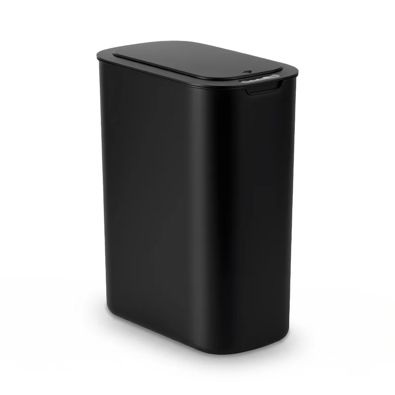 Devanti 21L Motion Sensor Kitchen Bin Slim Touchless Rubbish Can with Lid Black
