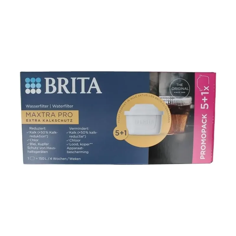 Brita filter maxtra 5+1 pro kalk 6 stuks