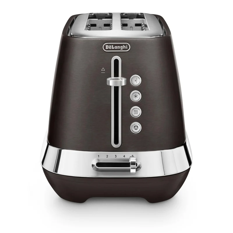 De'Longhi Diadema 2 Slice Long Slot Toaster (Onyx Black)