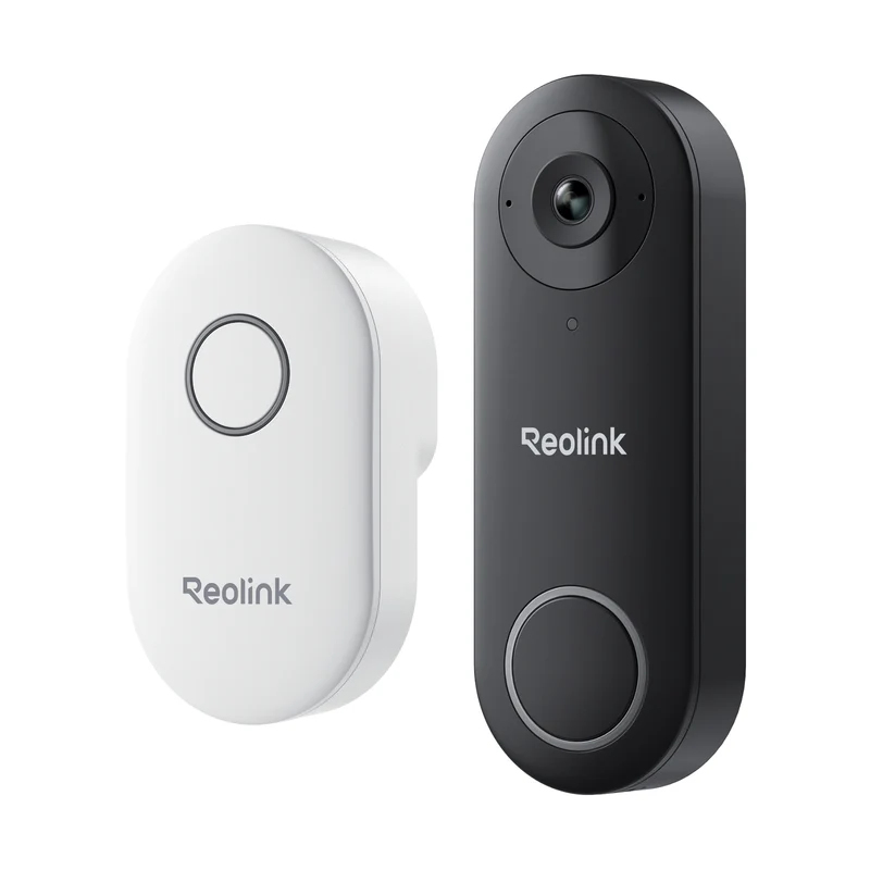 Reolink Wired Smart WiFi 2K+ Video Doorbell Outdoor Security Camera Package