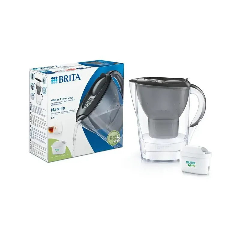 Brita Waterfilterkan Marella cool graphite + 1 filter