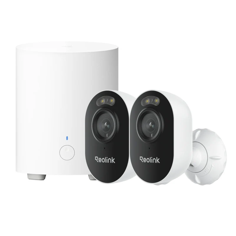 Reolink Hub Mini with 2 Pack Lumus Plug-in WiFi Security Cameras Kits