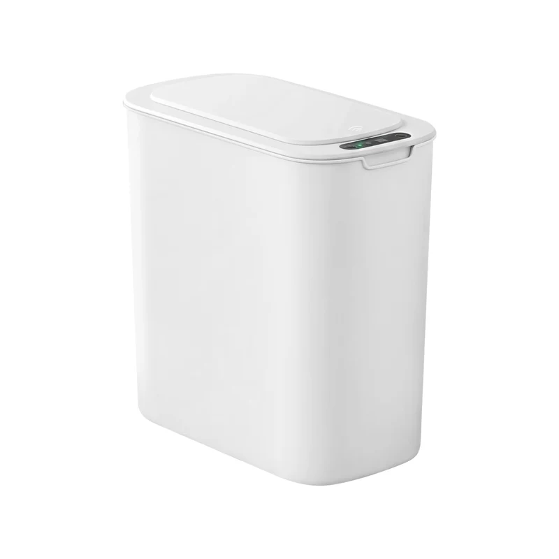 Devanti 11L Motion Sensor Kitchen Bin Slim Touchless Rubbish Can with Lid White