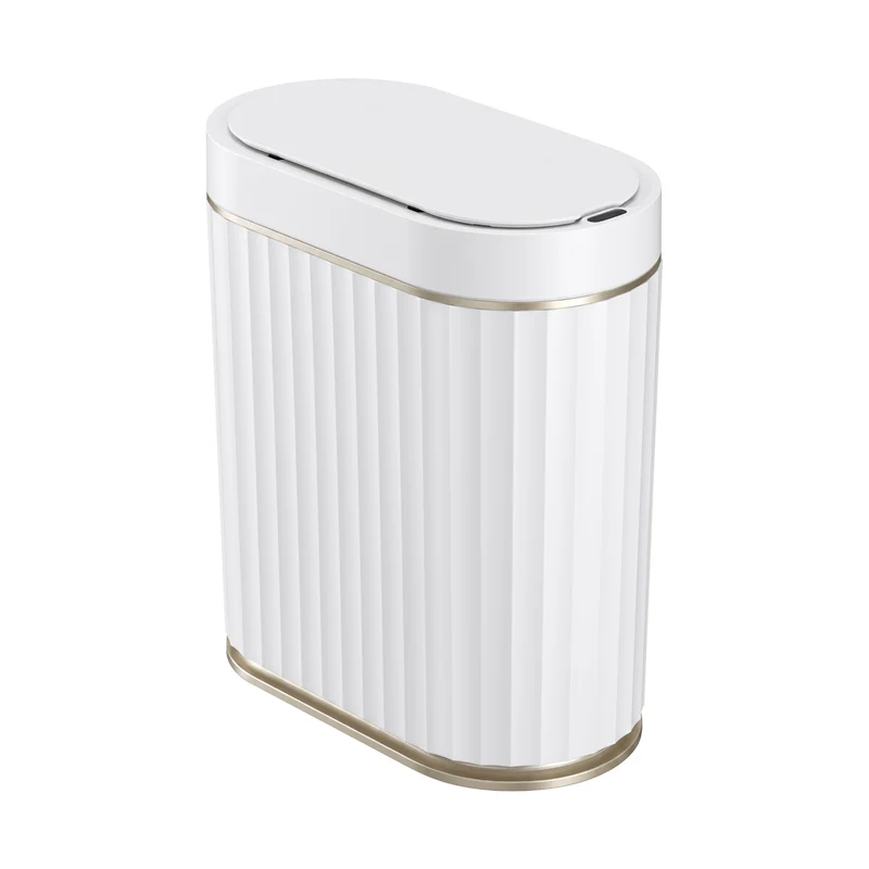 Devanti Sensor Bins 7L Motion Sensor Trash Can Slim Touchless Automatic Waste Bin White