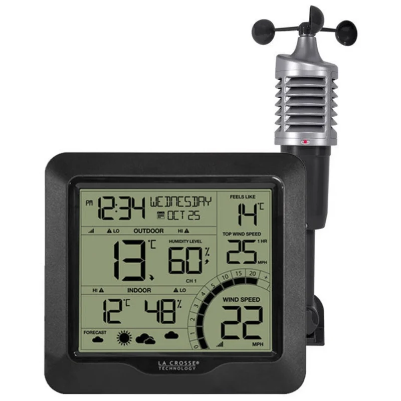 La Crosse 327-1417BW Professional B/W Wind Speed Weather Station