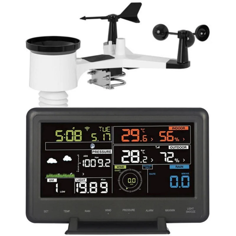 TESA WS2980C-PRO Professional WIFI Colour Weather Station