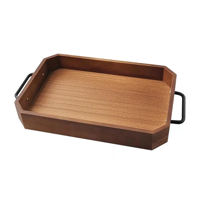 SOGA 28cm Paulownia Serving Tray